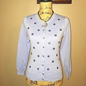 New York and Company Dress Cardigan Applique Cute